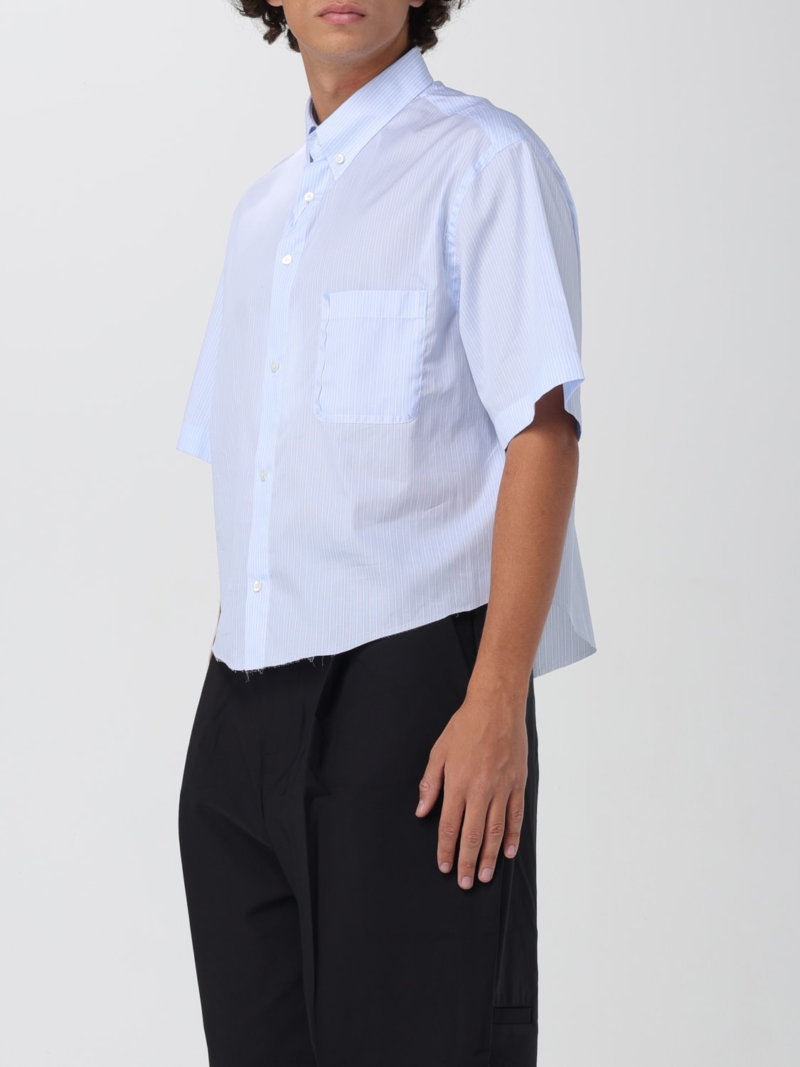 MAISON MARGIELA CAMISA: Camisa hombre Maison Margiela, Azul Oscuro - Img 4