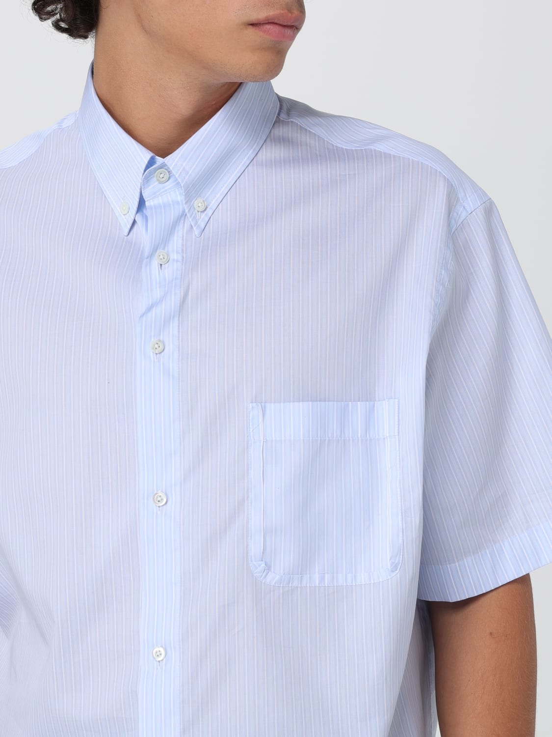 MAISON MARGIELA CAMISA: Camisa hombre Maison Margiela, Azul Oscuro - Img 5