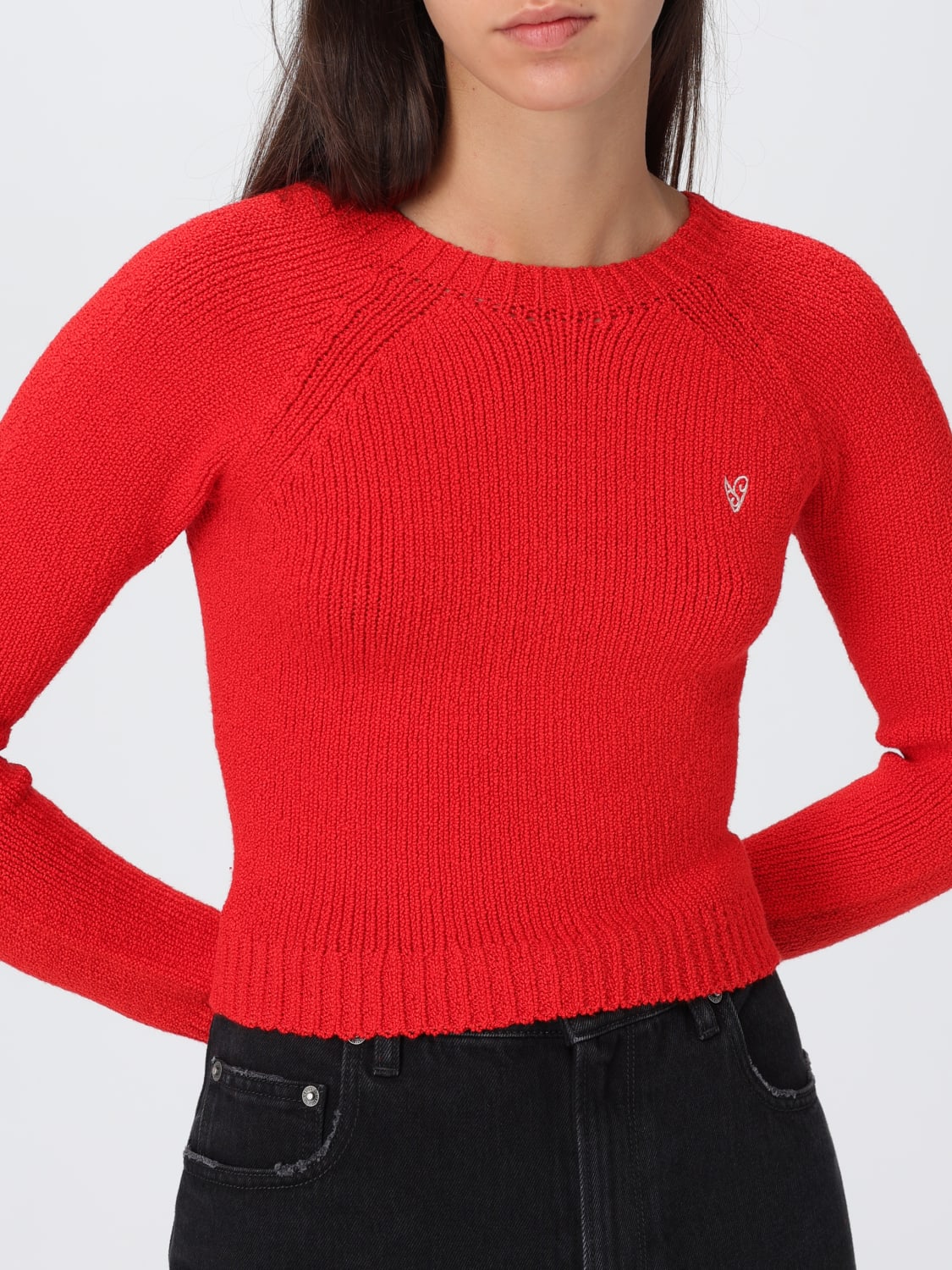 ACNE STUDIOS SWEATER: Sweater woman Acne Studios, Red - Img 4