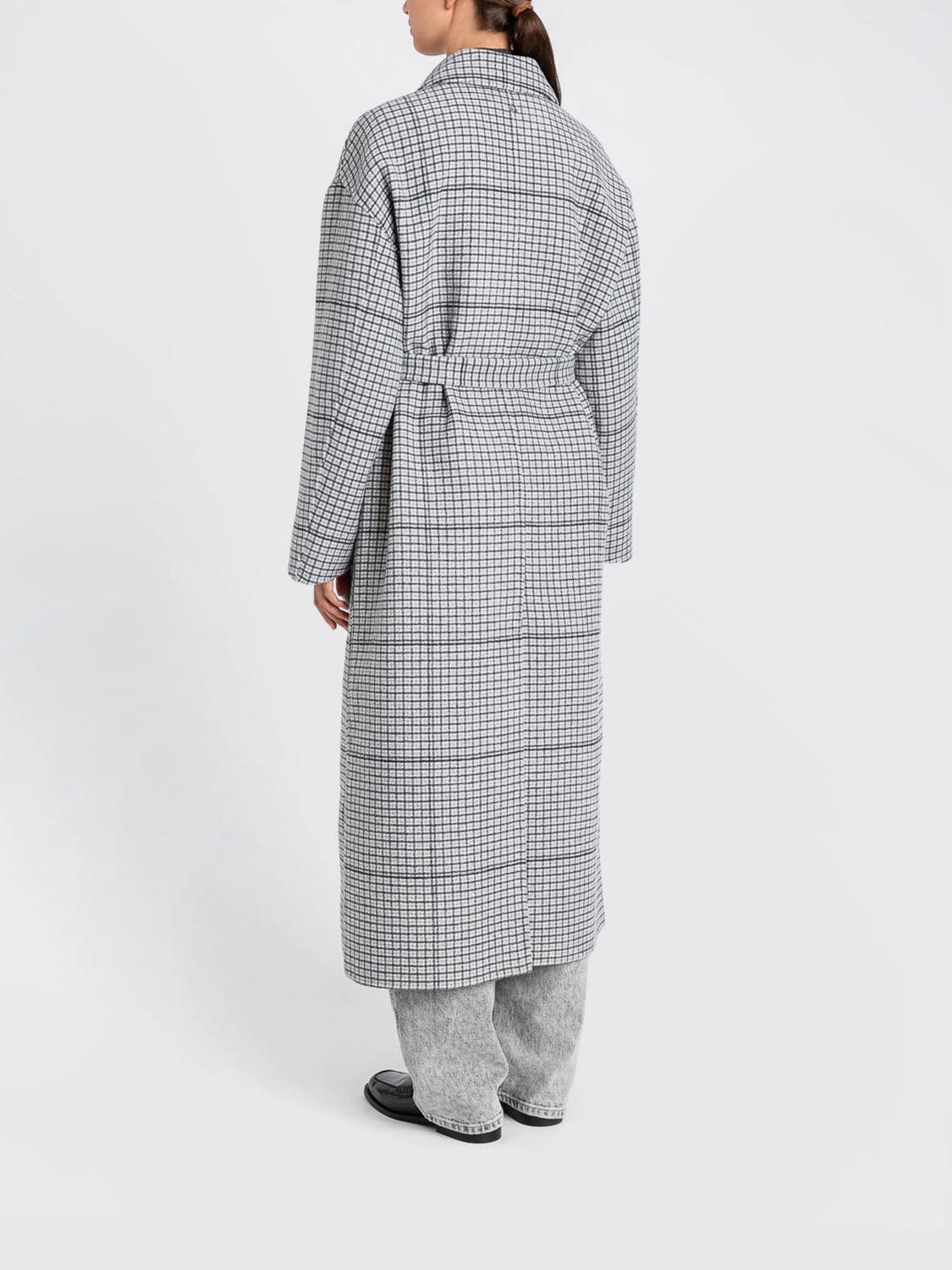 TWINSET ACTITUDE COAT: Coat woman Twinset Actitude, Grey - Img 3