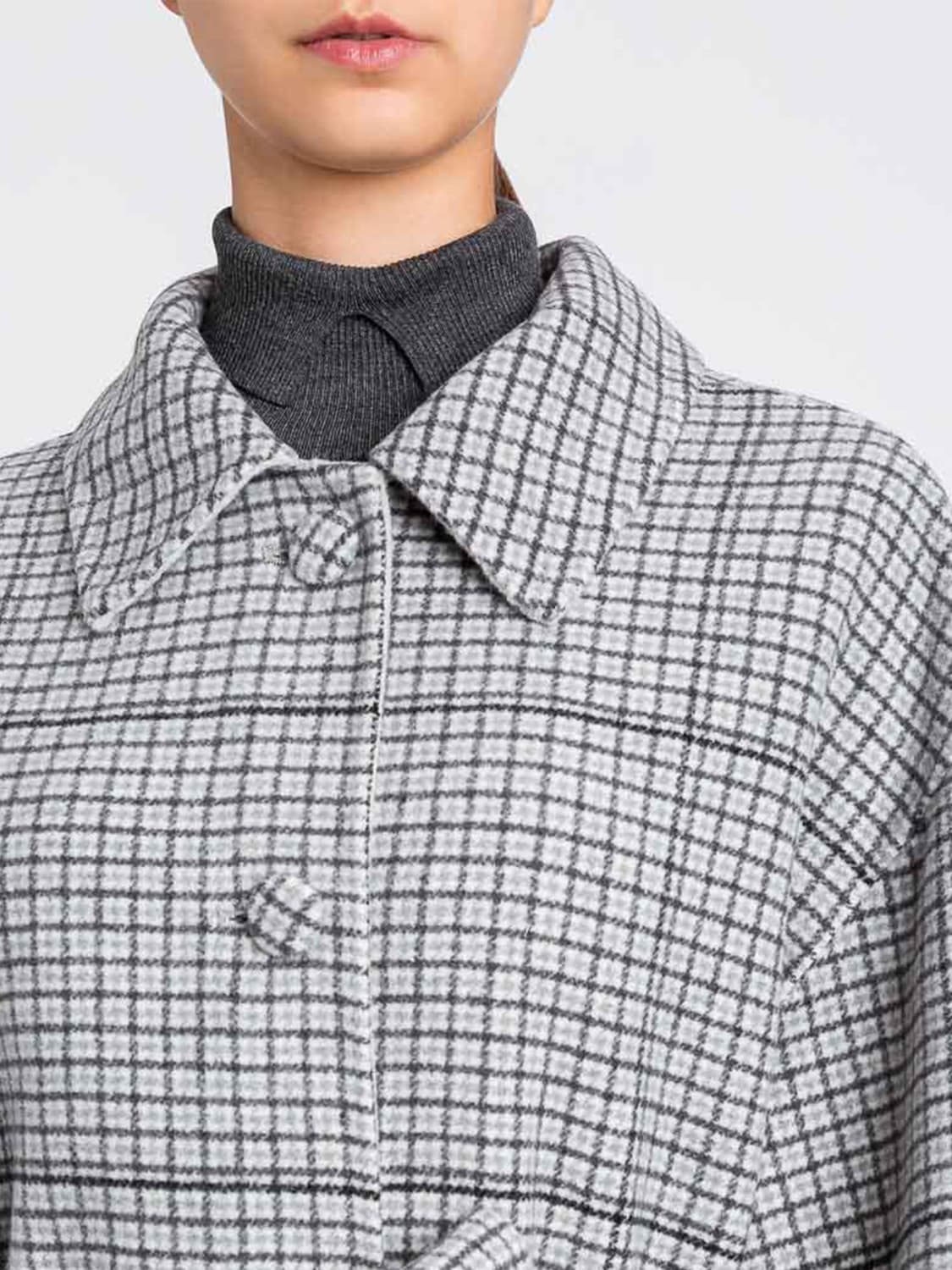 TWINSET ACTITUDE COAT: Coat woman Twinset Actitude, Grey - Img 4