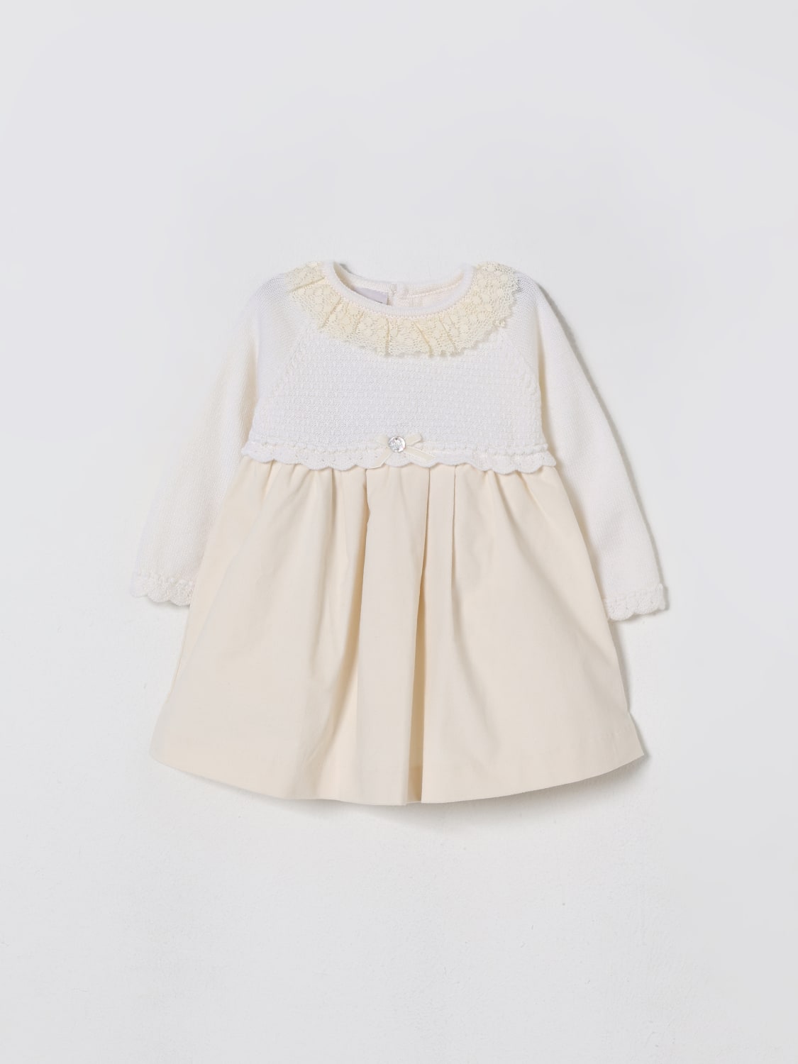 PAZ RODRIGUEZ 连衣裙: 连衣裙 儿童 Paz Rodriguez, 奶油色 - Img 1