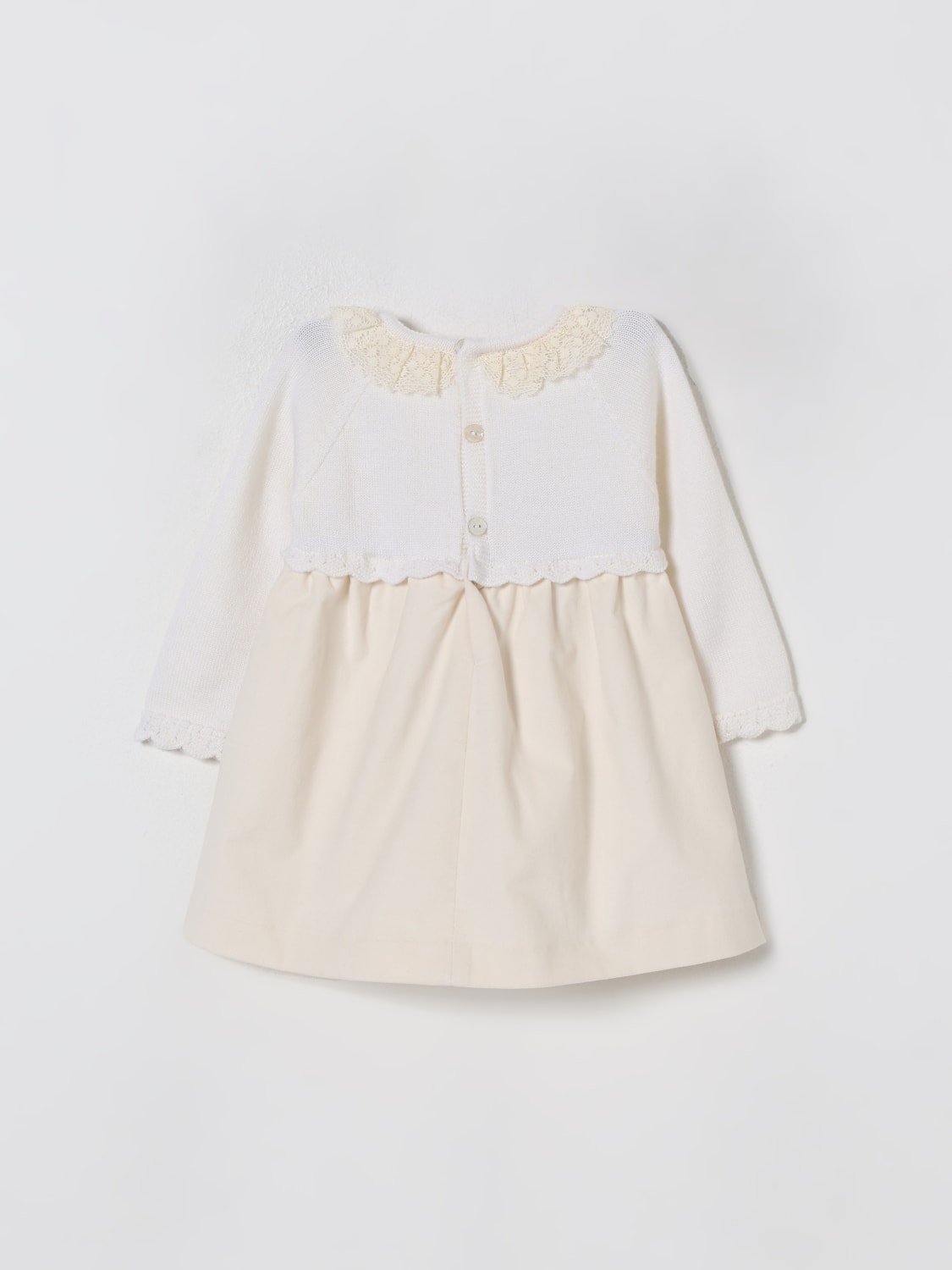 PAZ RODRIGUEZ 连衣裙: 连衣裙 儿童 Paz Rodriguez, 奶油色 - Img 2