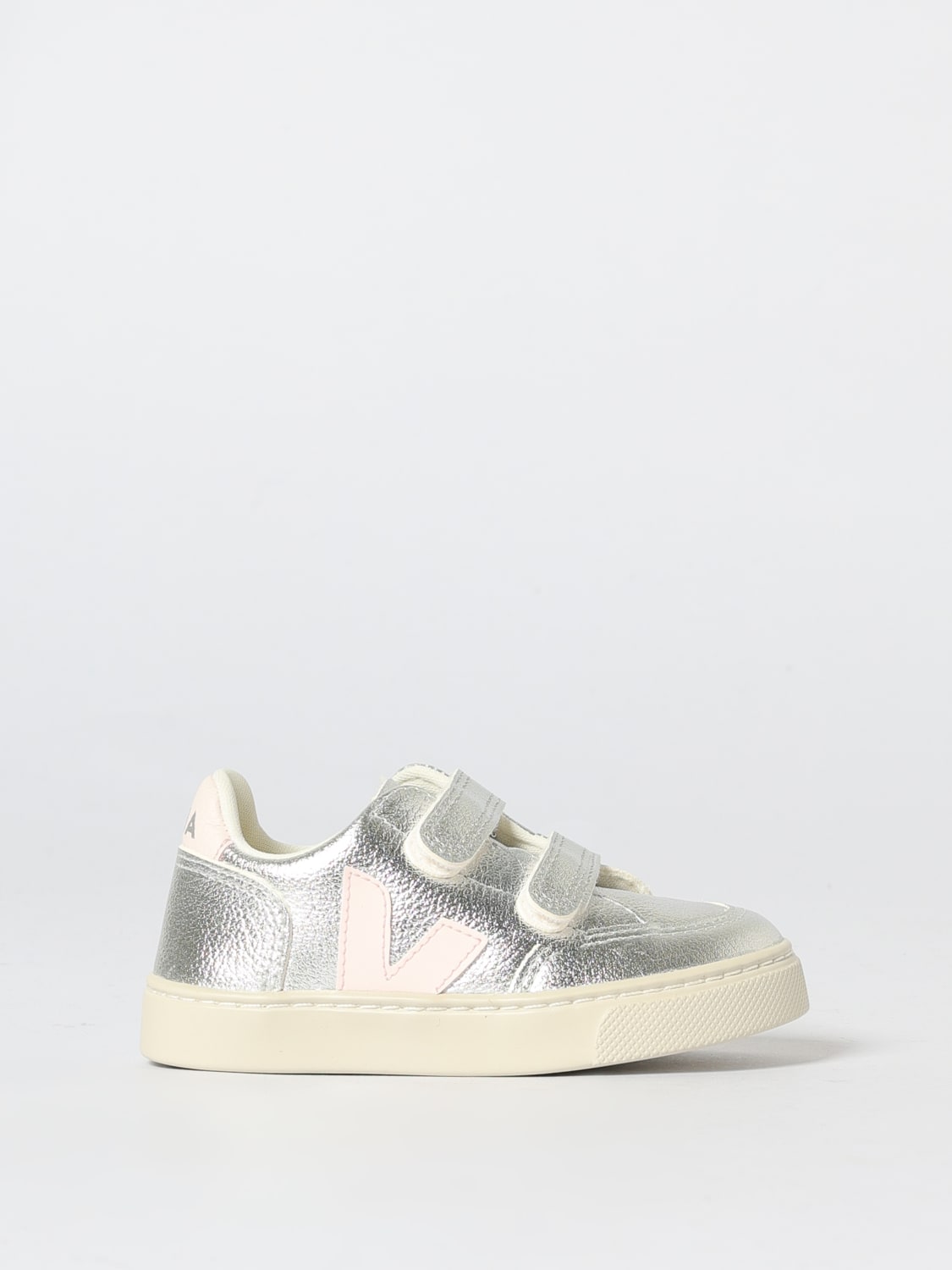 VEJA SNEAKERS: Sneakers kids Veja, Silver - Img 1