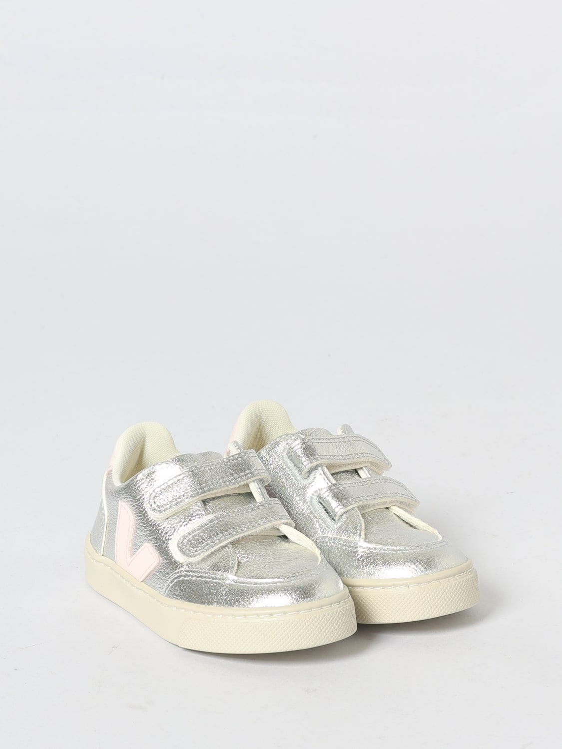 VEJA SNEAKERS: Sneakers kids Veja, Silver - Img 2