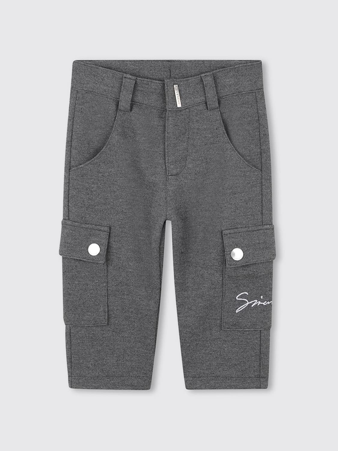 GIVENCHY PANTS: Pants kids Givenchy, Grey - Img 1