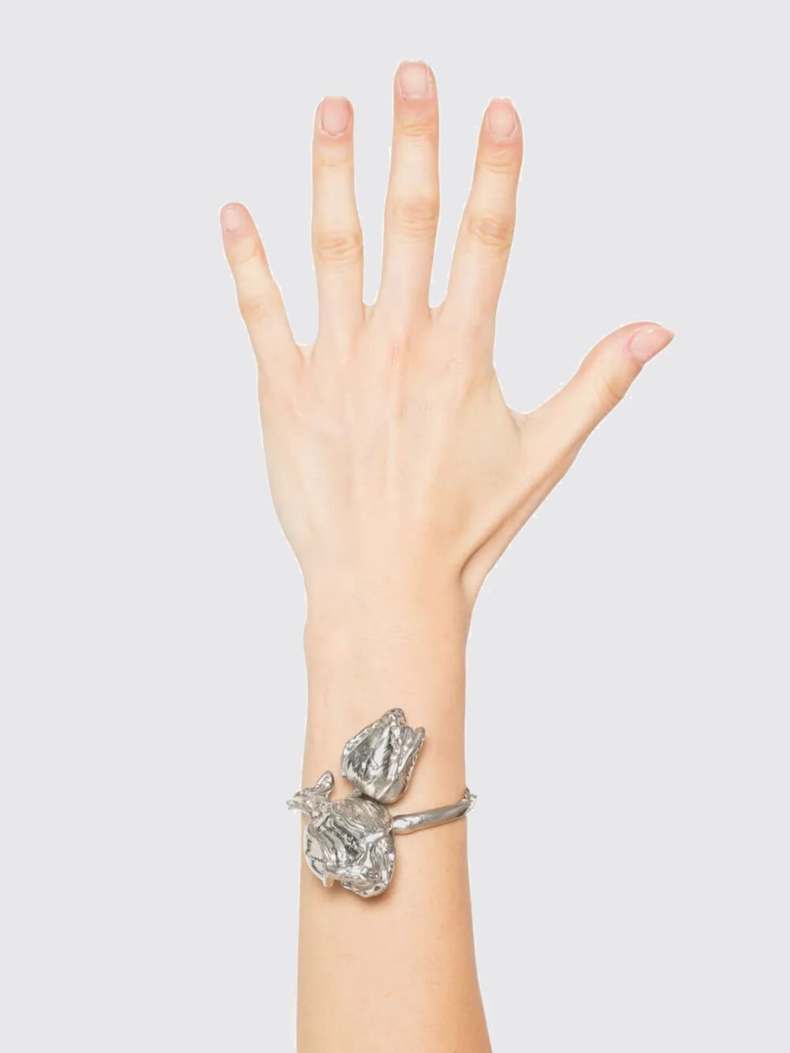 MARNI GIOIELLO: Bracciale Roses Marni in ottone , Silver - Img 2