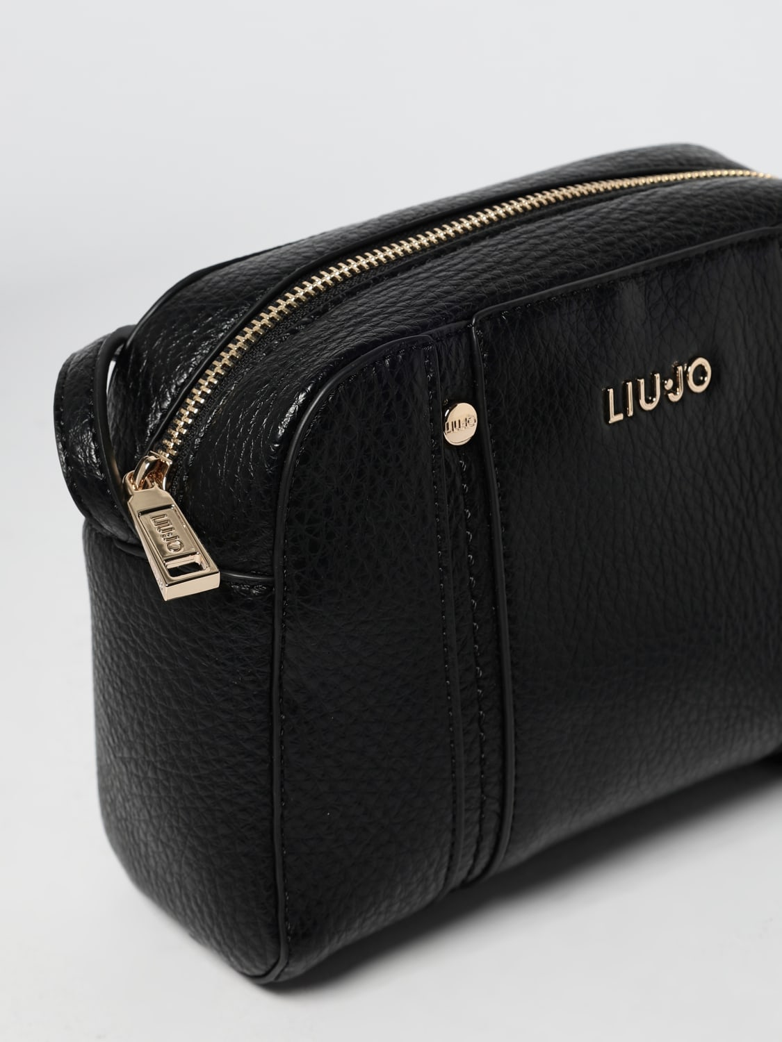 LIU JO BORSA MINI: Borsa Liu Jo in pelle sintetica a grana , Nero - Img 3