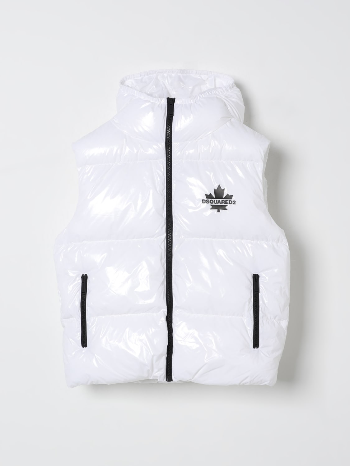 DSQUARED2 CHAQUETA: Chaqueta niños Dsquared2, Blanco - Img 1