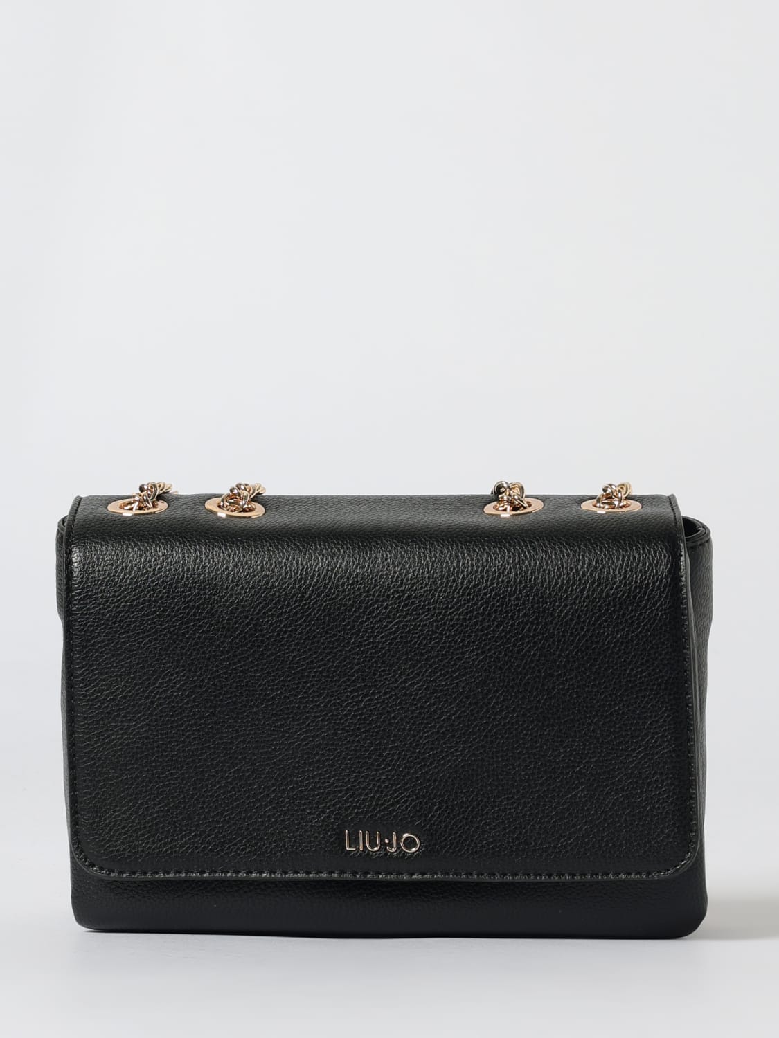 LIU JO BORSA MINI: Borsa Liu Jo in pelle sintetica a grana , Nero - Img 1