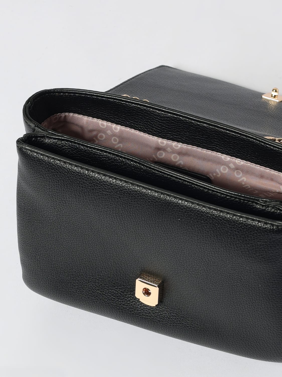 LIU JO BORSA MINI: Borsa Liu Jo in pelle sintetica a grana , Nero - Img 3