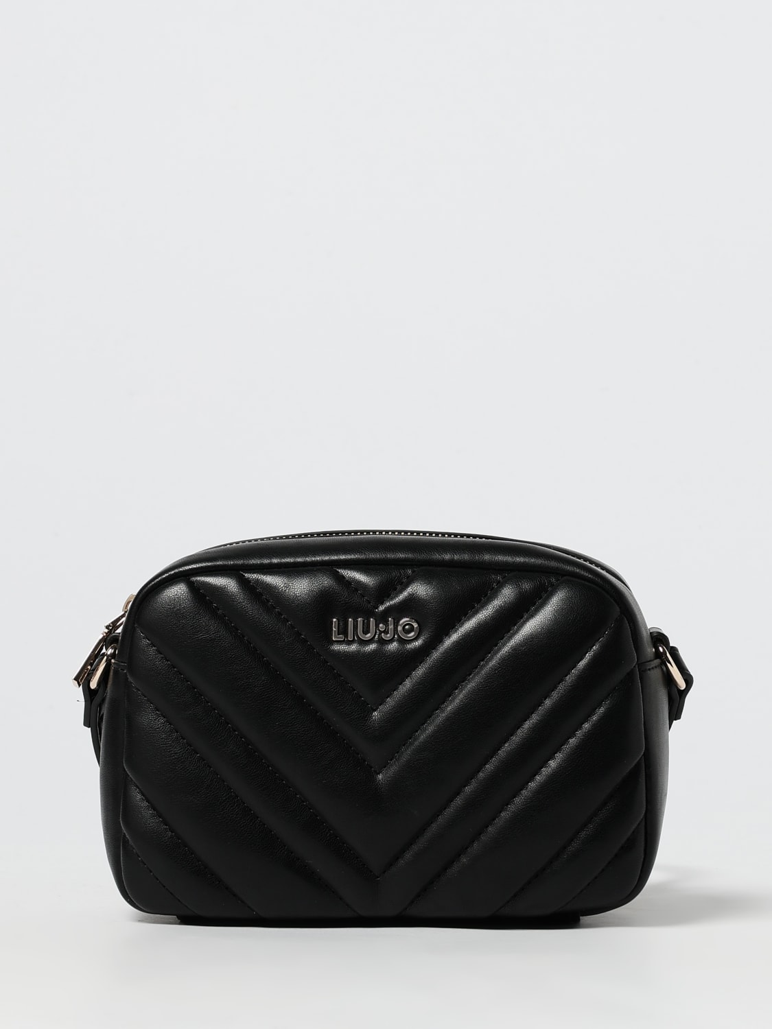 LIU JO BORSA MINI: Borsa Liu Jo in pelle sintetica trapuntata chevron , Nero - Img 1