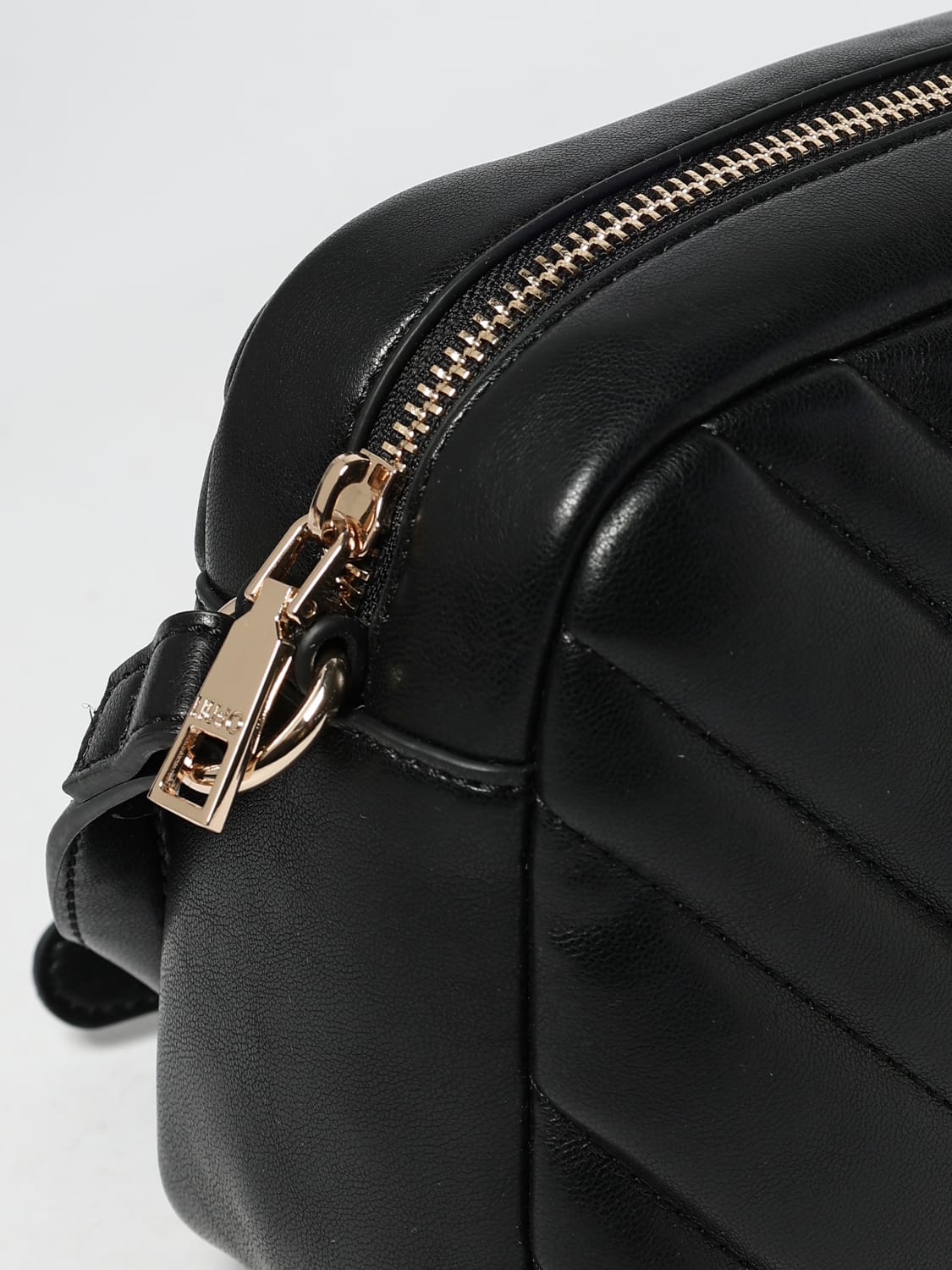 LIU JO BORSA MINI: Borsa Liu Jo in pelle sintetica trapuntata chevron , Nero - Img 3