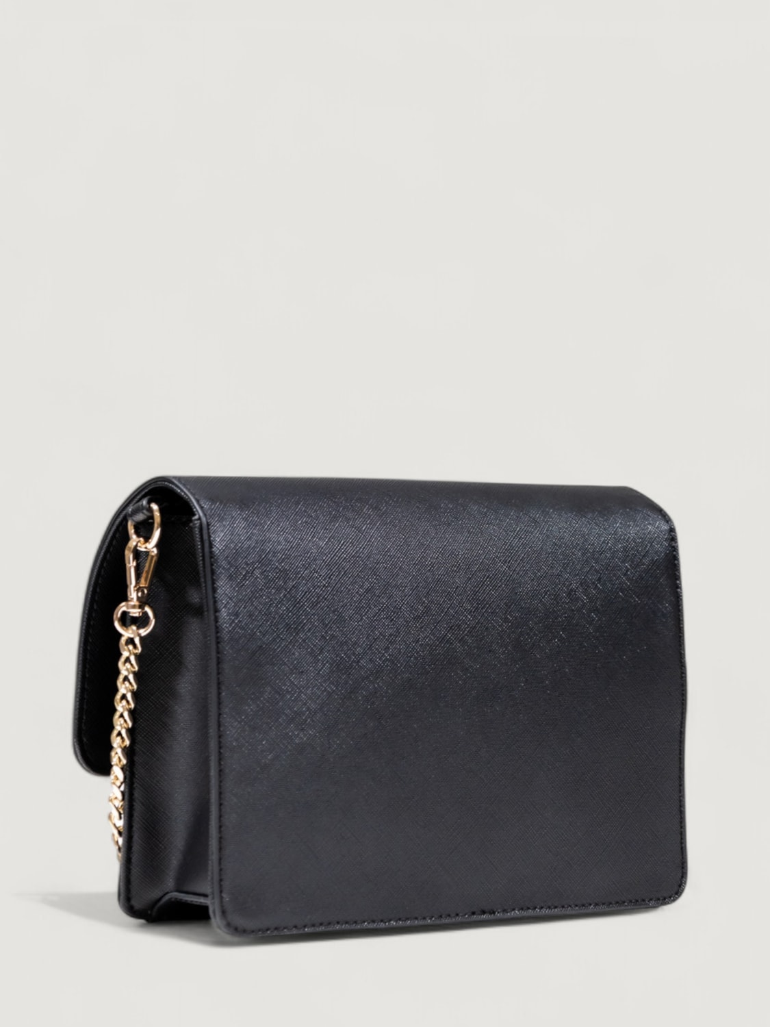 LIU JO BORSA A TRACOLLA: Borse a tracolla in pelle sintetica saffiano Liu Jo, Nero - Img 2