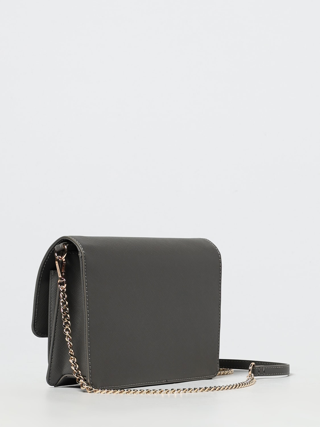 LIU JO BORSA A TRACOLLA: Borse a tracolla in pelle sintetica saffiano Liu Jo, Grigio - Img 2