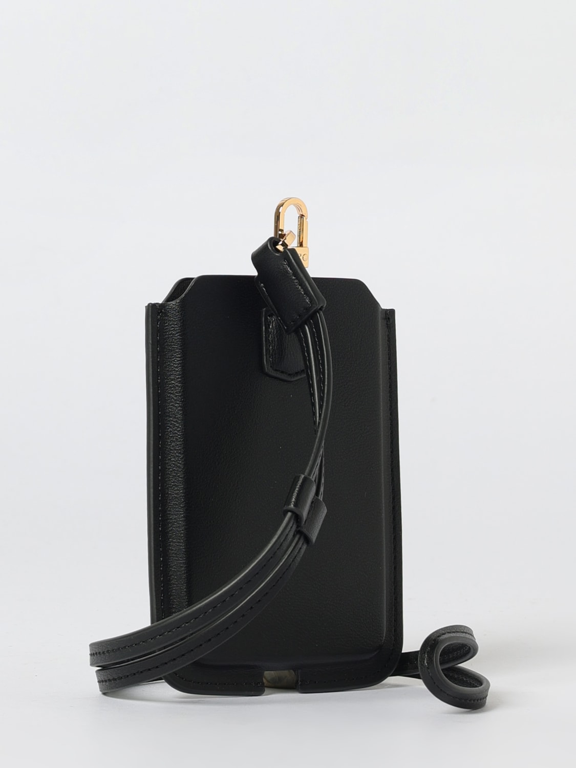 ELISABETTA FRANCHI ACCESSORI TECH: Portacellulare Elisabetta Franchi in pelle sintetica, Nero - Img 2
