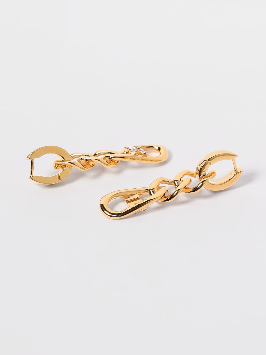 ELISABETTA FRANCHI GIOIELLO: Orecchini Elisabetta Franchi in ottone , Oro - Img 2