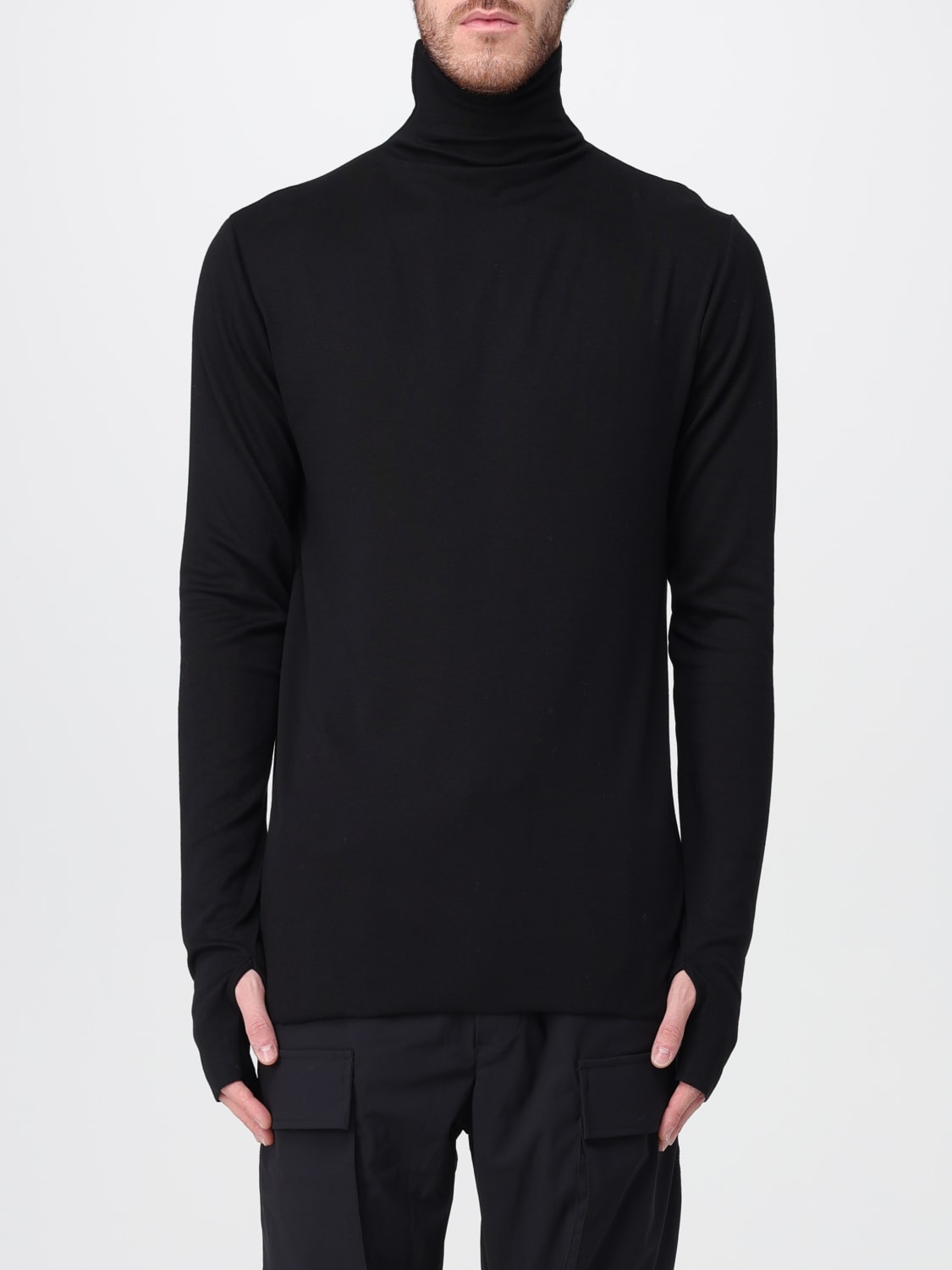 THOM KROM T-SHIRT: T-shirt men Thom Krom, Black - Img 1