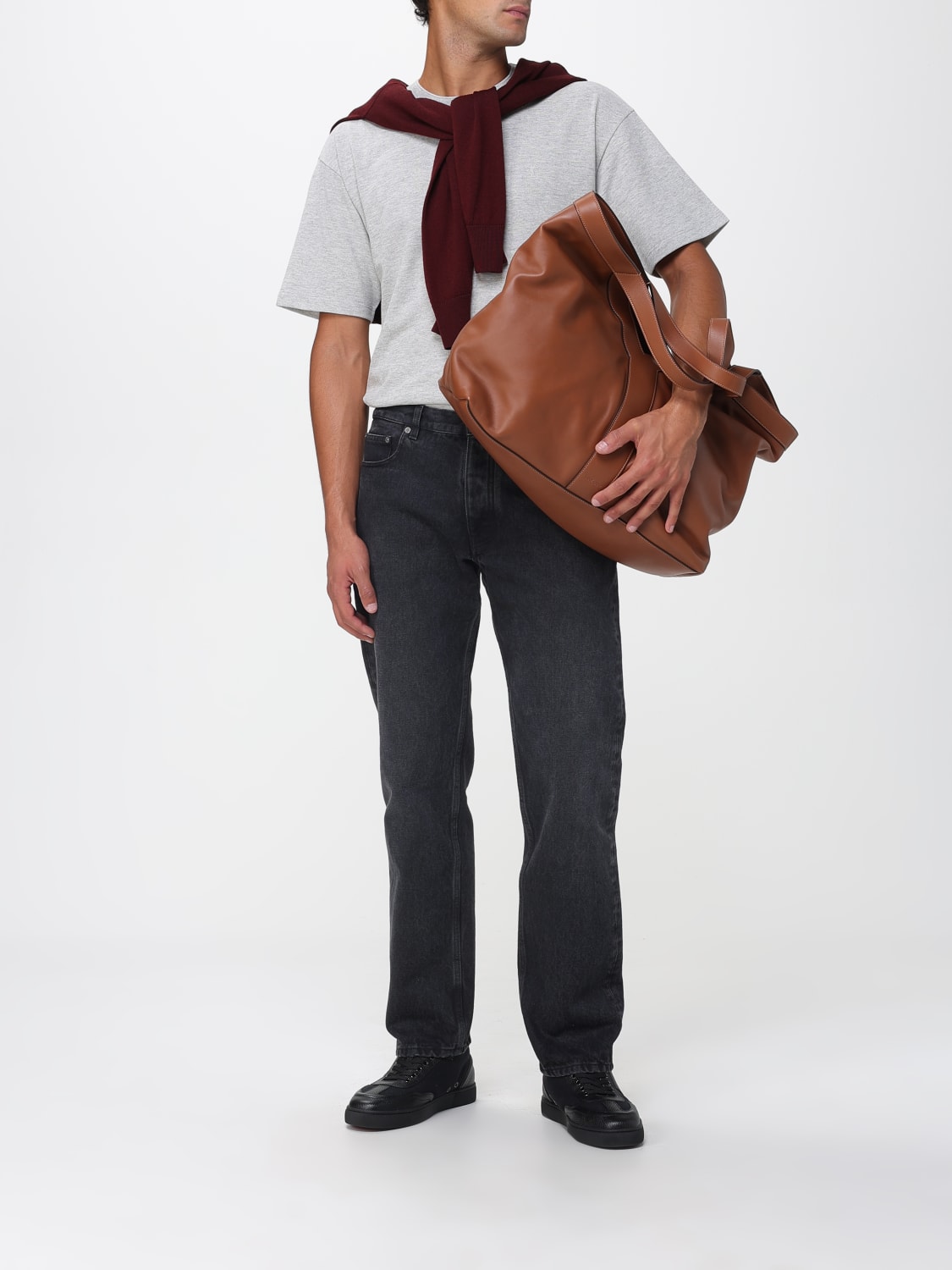 SAINT LAURENT BAG: Bags men Saint Laurent, Brown - Img 2