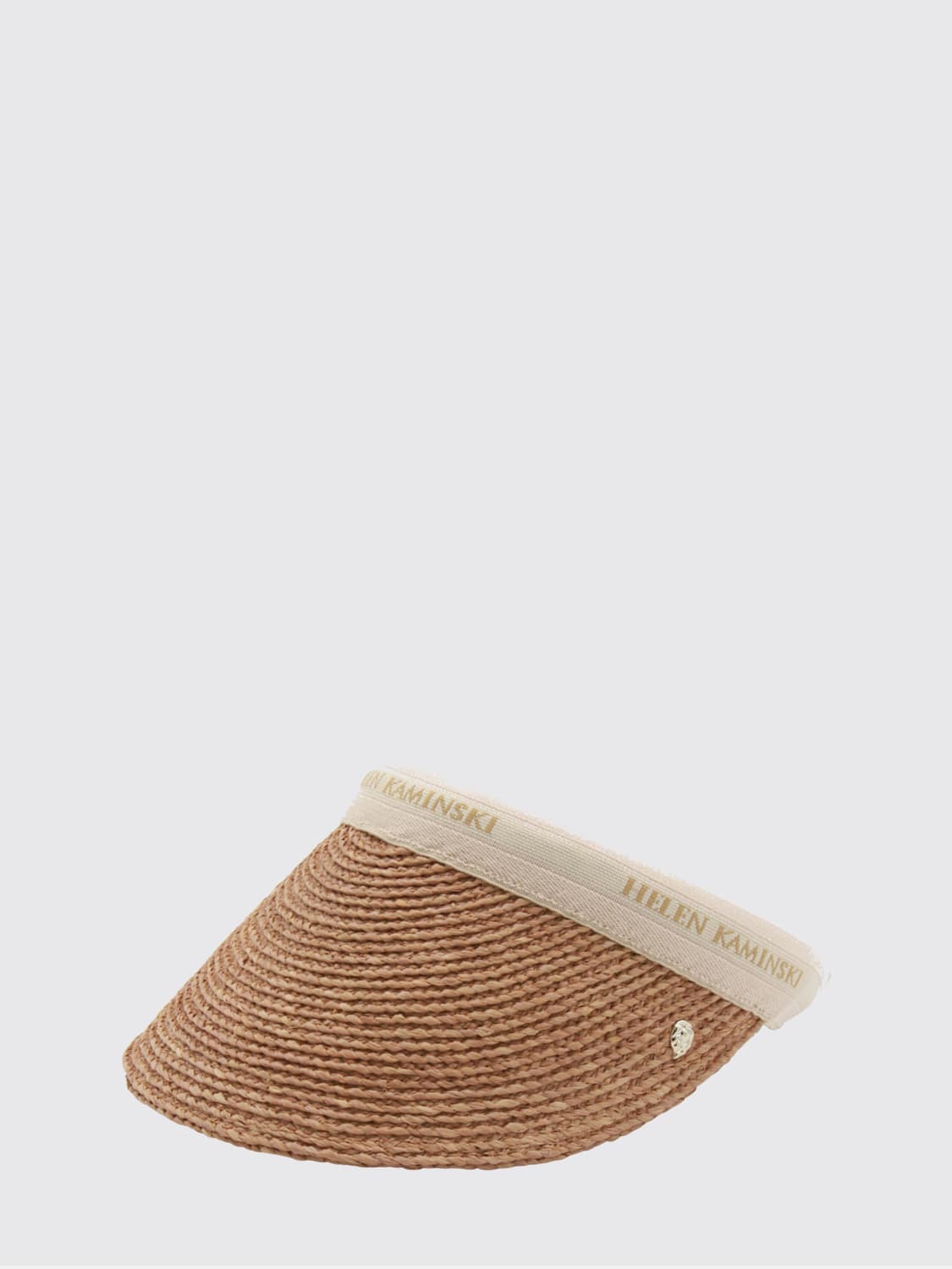 HELEN KAMINSKI CAPPELLO: Visiera Helen Kaminski in rafia , Nocciola - Img 2