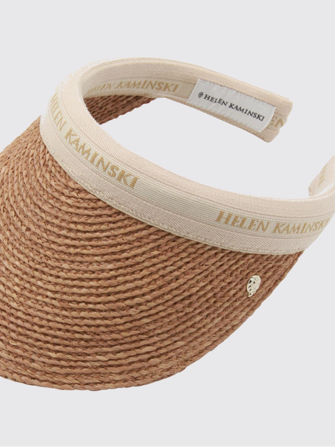 HELEN KAMINSKI CAPPELLO: Visiera Helen Kaminski in rafia , Nocciola - Img 3