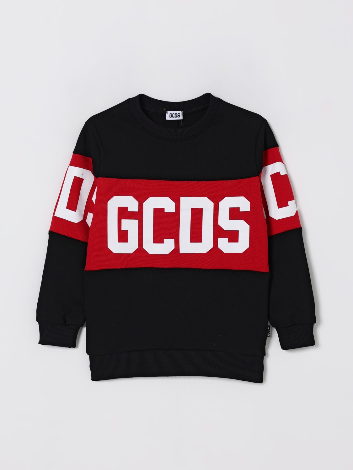 GCDS JUNIOR SWEATER: Sweater kids GCDS Junior, Black - Img 1