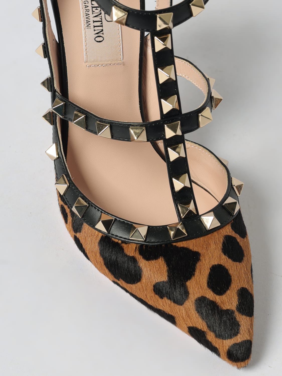 VALENTINO GARAVANI PUMP: High heel shoes woman Valentino Garavani, Brown - Img 4