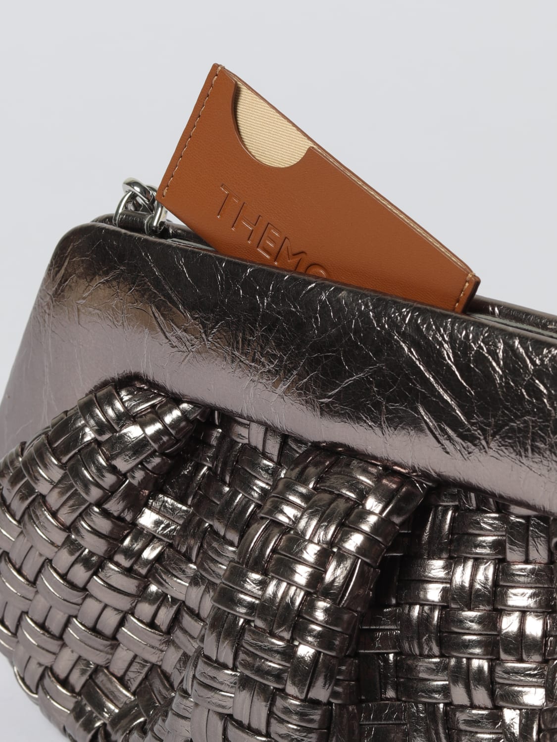 THEMOIRÈ CLUTCH: Handbag woman ThemoirÈ, Silver - Img 3