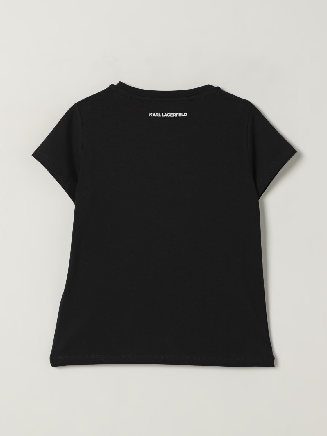 KARL LAGERFELD KIDS T-SHIRT: T-shirt kids Karl Lagerfeld Kids, Black - Img 2