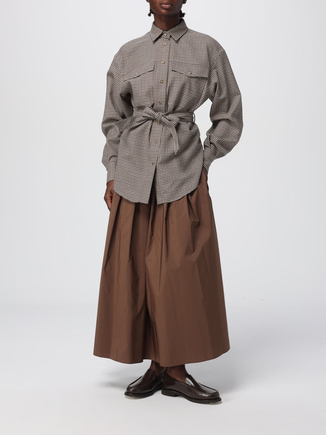 BRUNELLO CUCINELLI CAMISA: Camisa mujer Brunello Cucinelli, Beige - Img 2