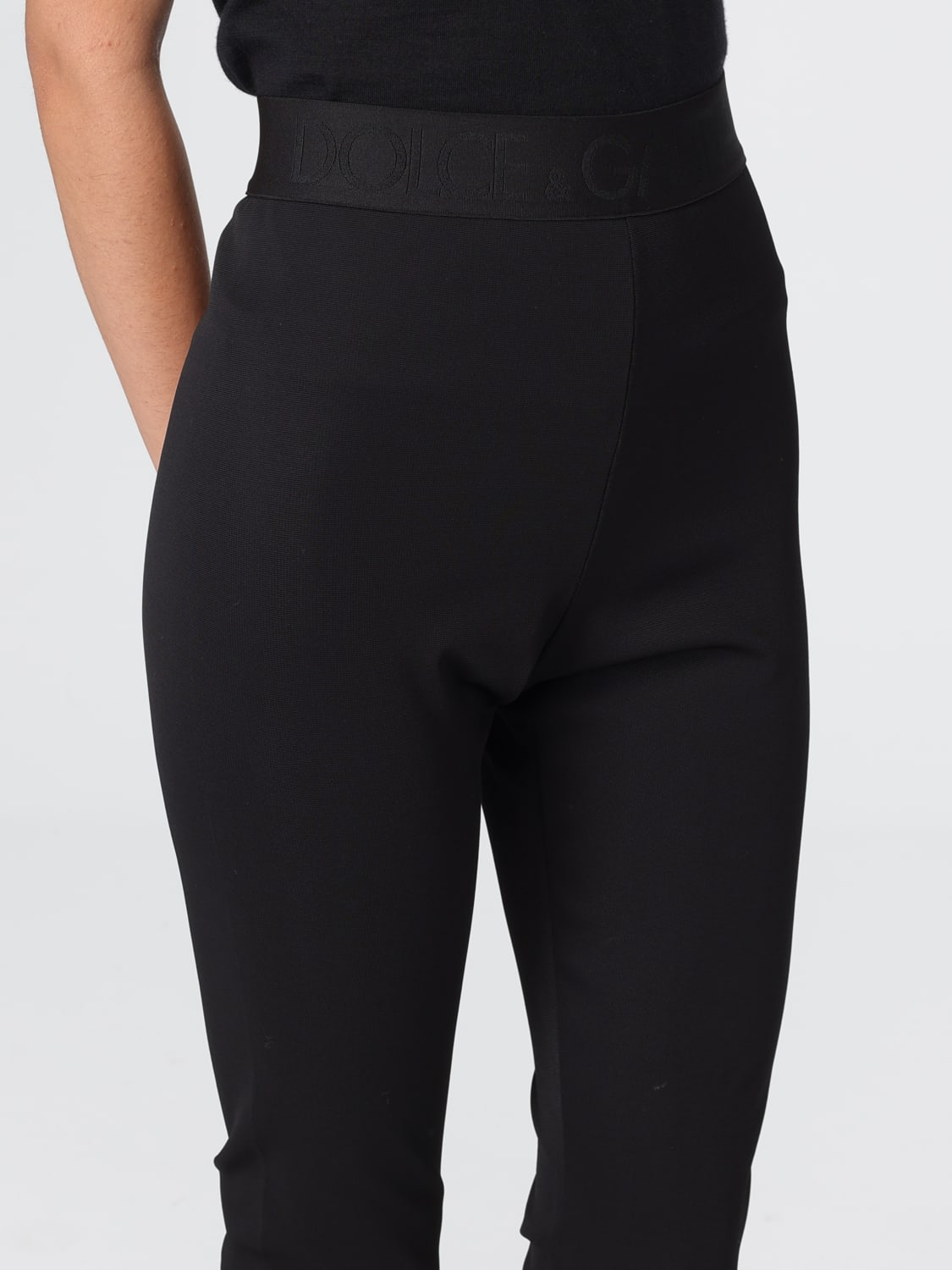 DOLCE & GABBANA HOSE: Hose damen Dolce & Gabbana, Schwarz - Img 5