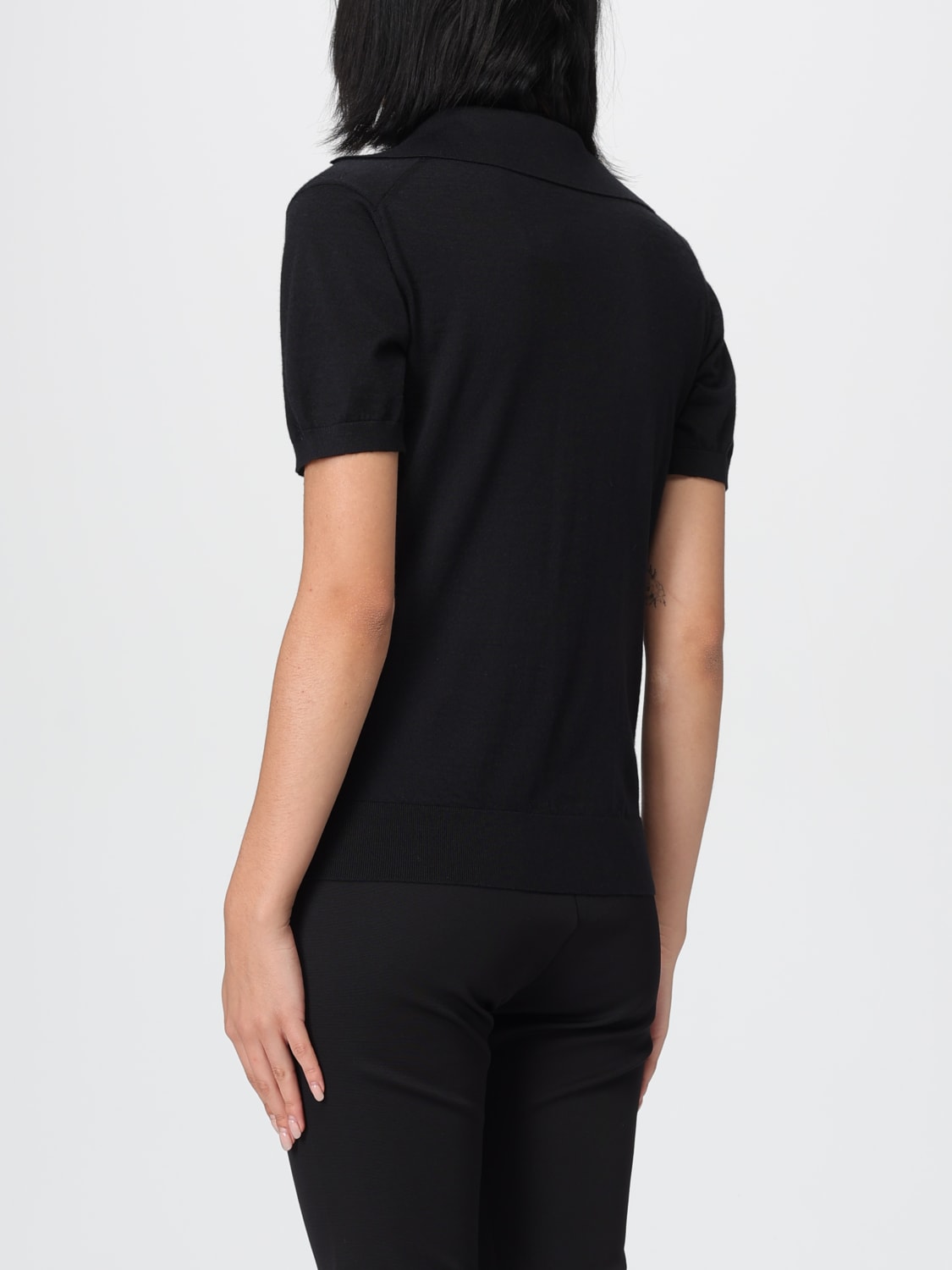 DOLCE & GABBANA POLO: Polo mujer Dolce & Gabbana, Negro - Img 3