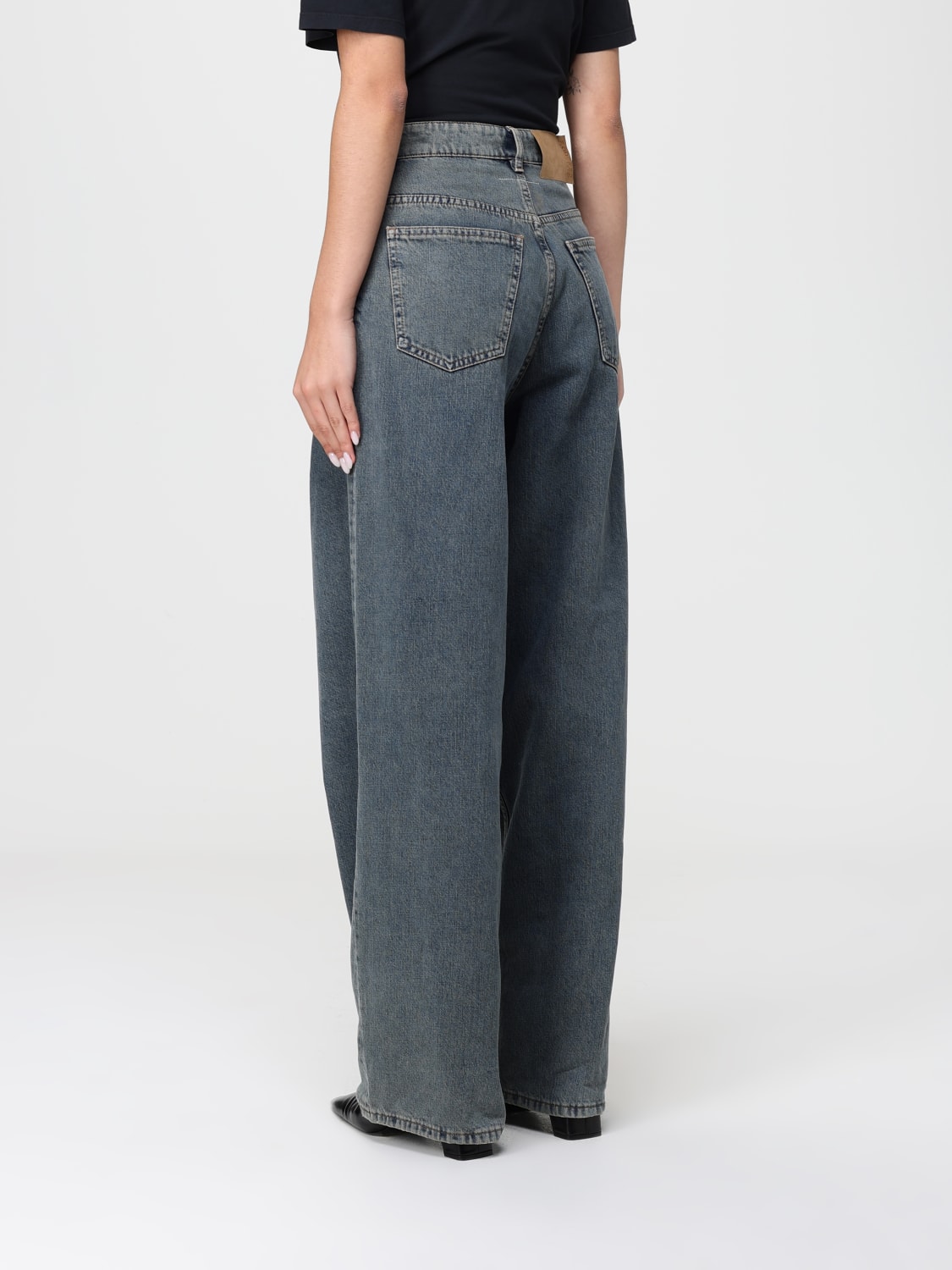 MM6 MAISON MARGIELA JEANS: Jeans woman Mm6 Maison Margiela, Grey - Img 3