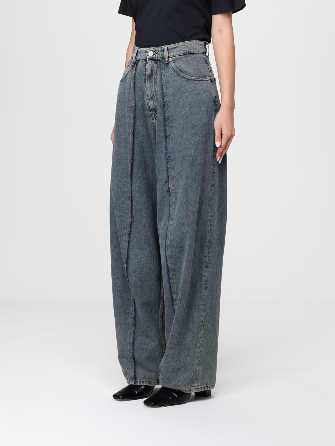 MM6 MAISON MARGIELA JEANS: Jeans woman Mm6 Maison Margiela, Grey - Img 4