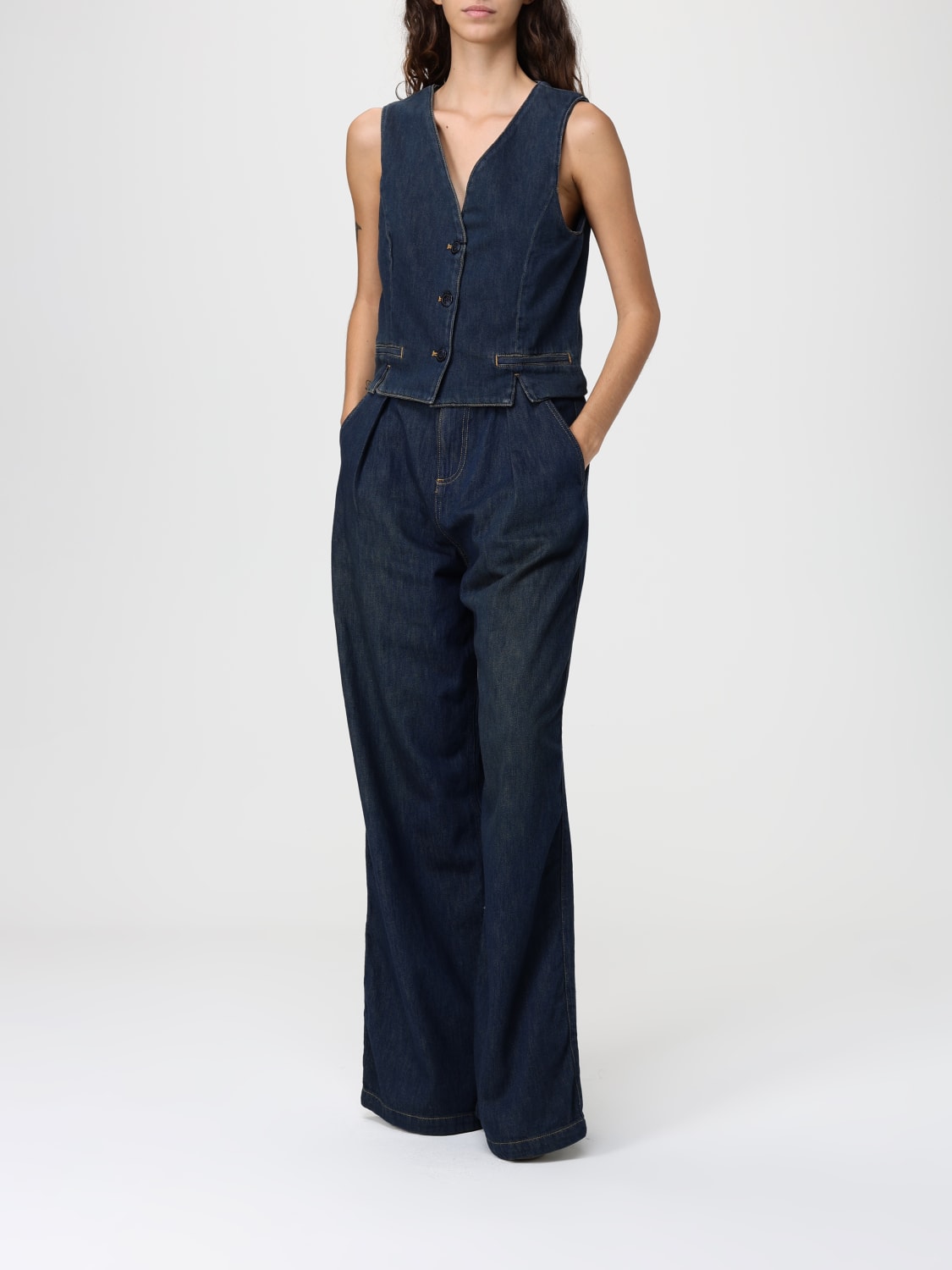 TWINSET WESTE: Weste damen Twinset, Blau - Img 2