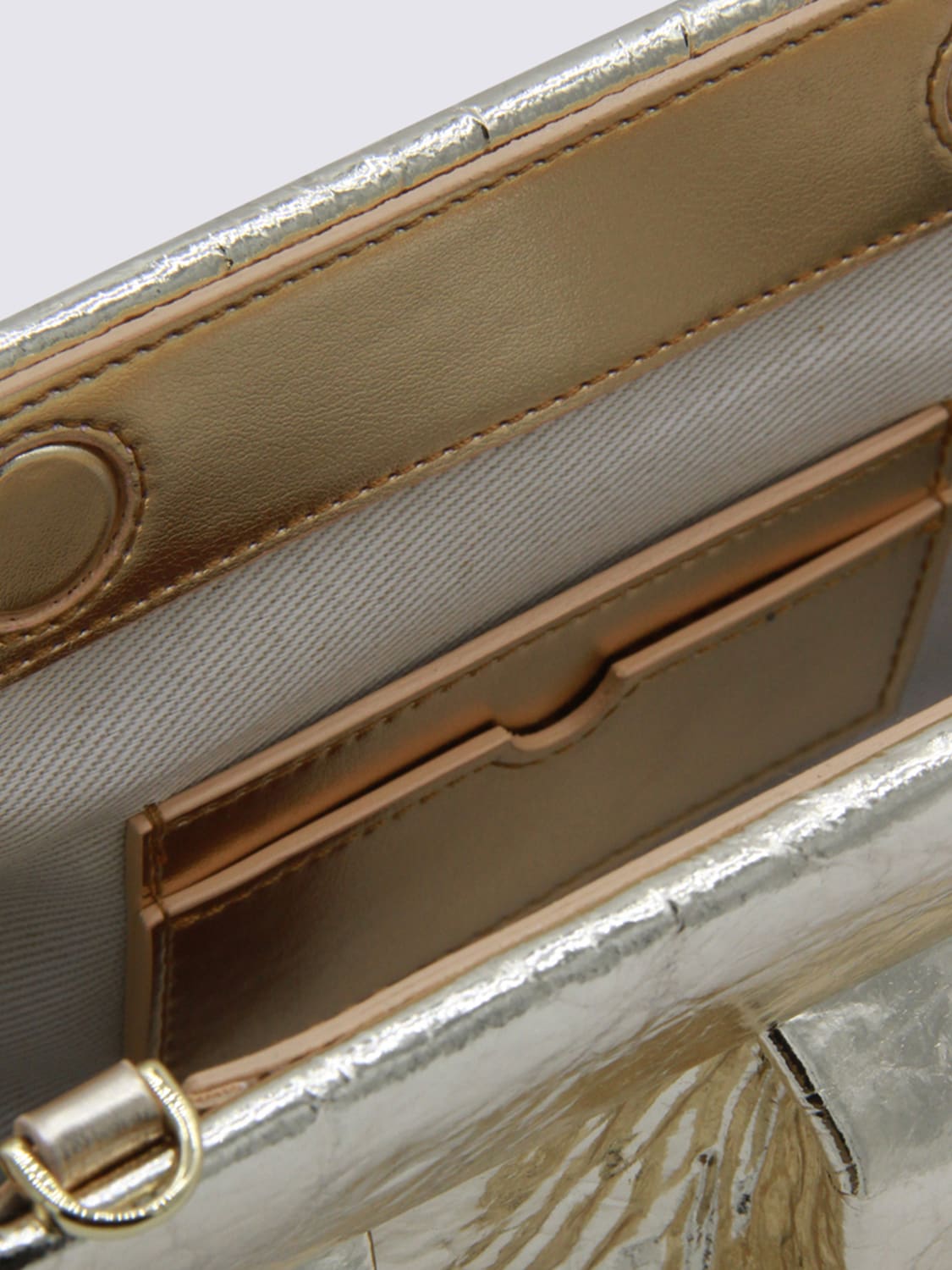 THEMOIRÈ CLUTCH: Clutch woman ThemoirÈ, Gold - Img 4