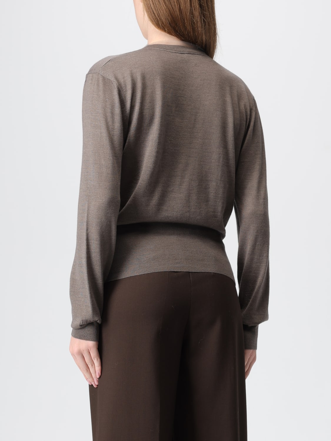FENDI SWEATER: Sweater woman Fendi, Brown - Img 2