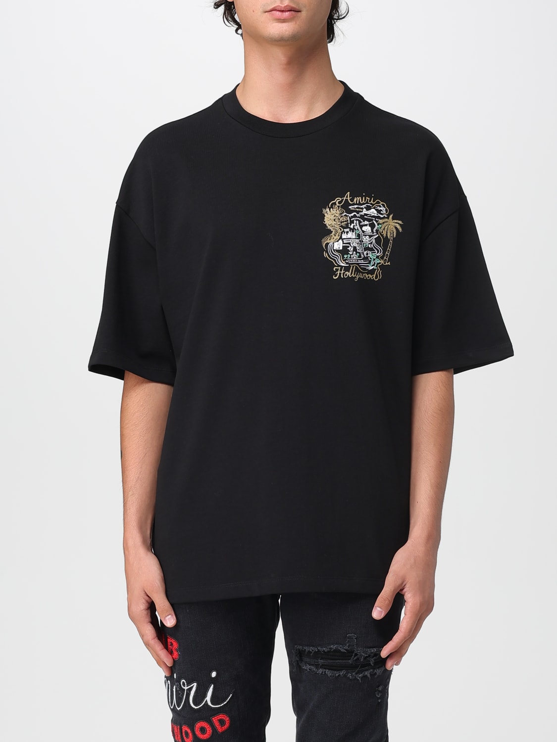 AMIRI T-SHIRT: T-shirt men Amiri, Black - Img 1