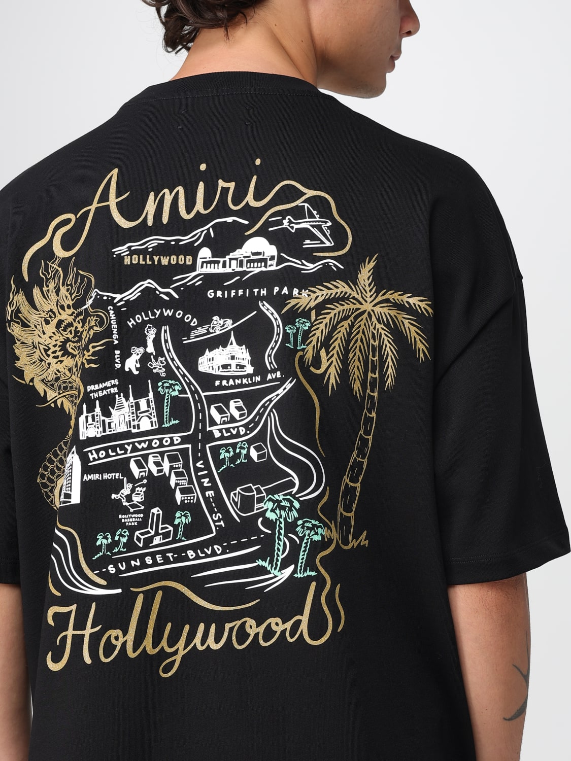 AMIRI T-SHIRT: T-shirt men Amiri, Black - Img 5