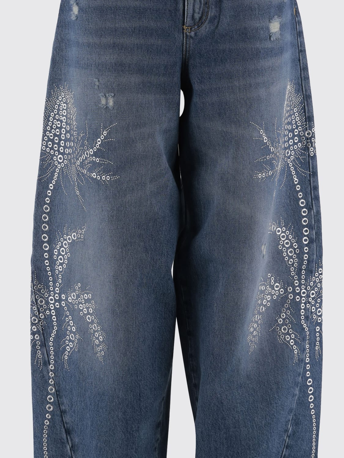 BLUMARINE JEANS: Jeans woman Blumarine, Navy - Img 3