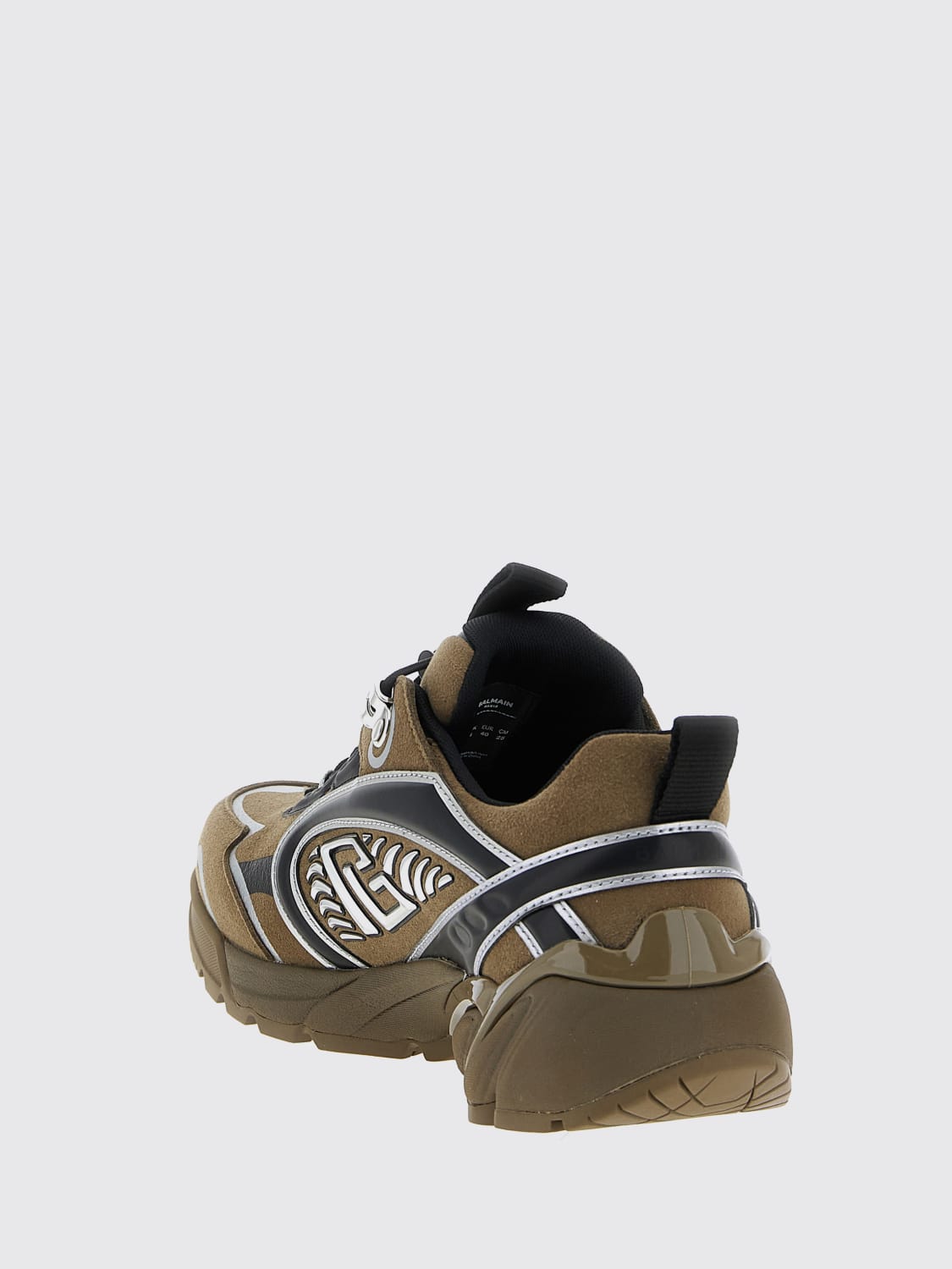 BALMAIN SNEAKERS: Sneakers men Balmain, Green - Img 3