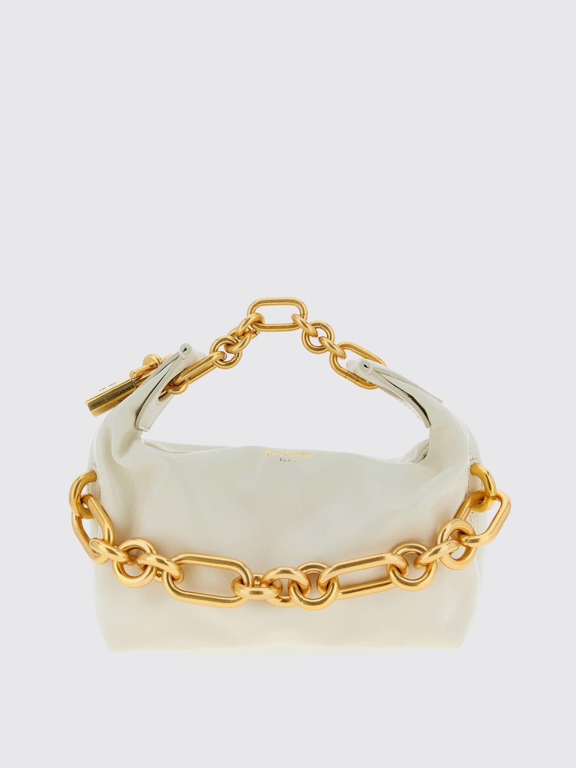 BALMAIN HANDBAG: Shoulder bag woman Balmain, White - Img 1
