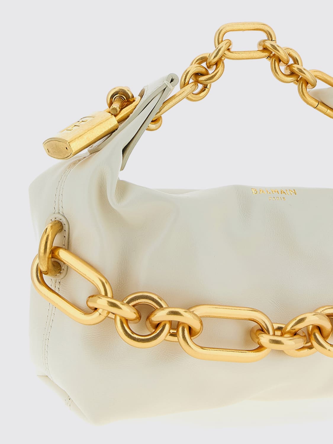 BALMAIN HANDBAG: Shoulder bag woman Balmain, White - Img 3
