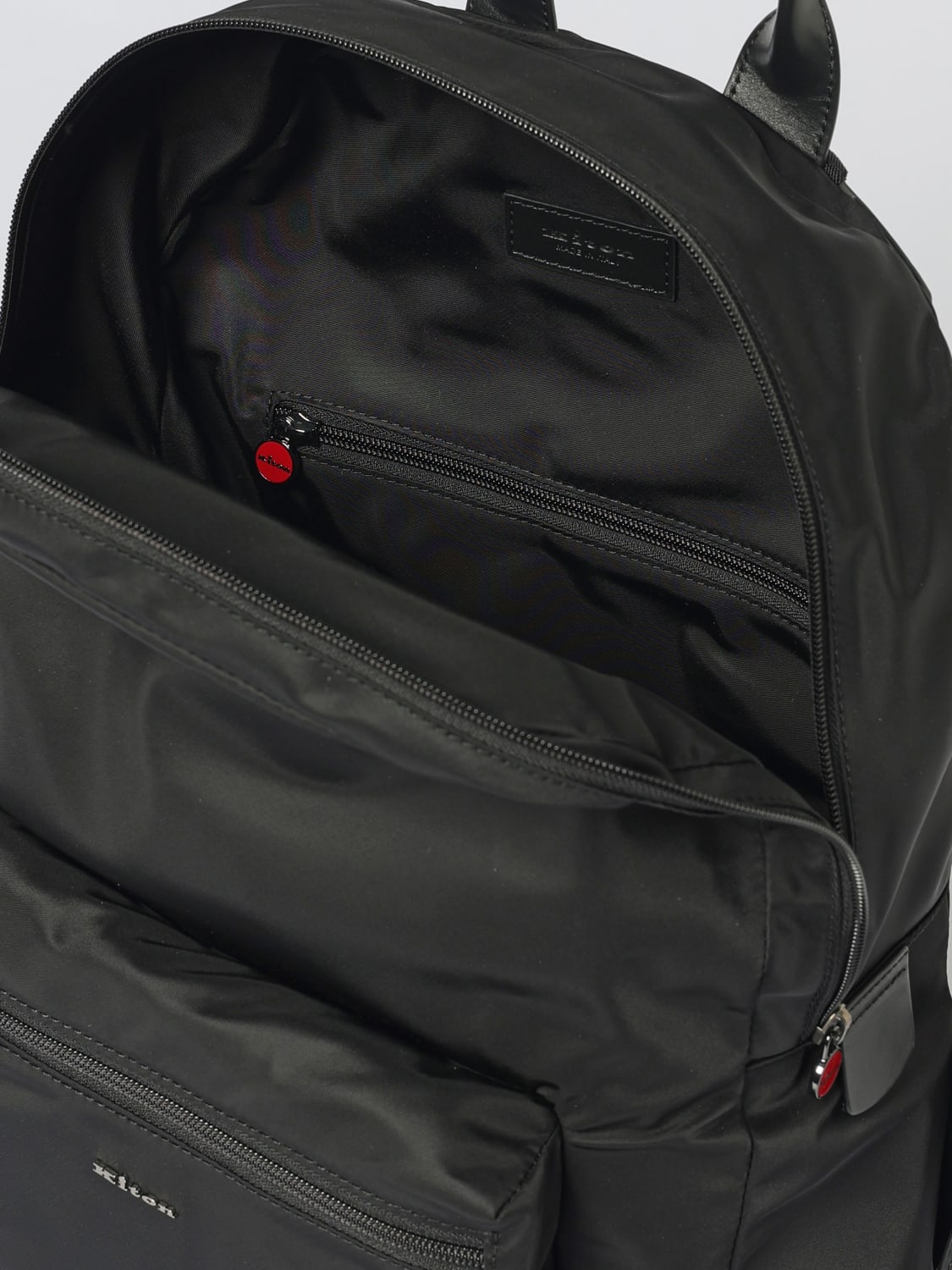 KITON BACKPACK: Backpack men Kiton, Black - Img 4