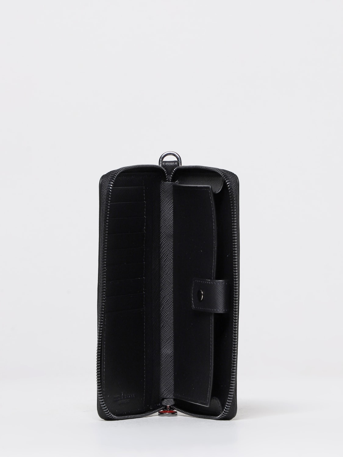 KITON WALLET: Pocket square men Kiton, Black - Img 2