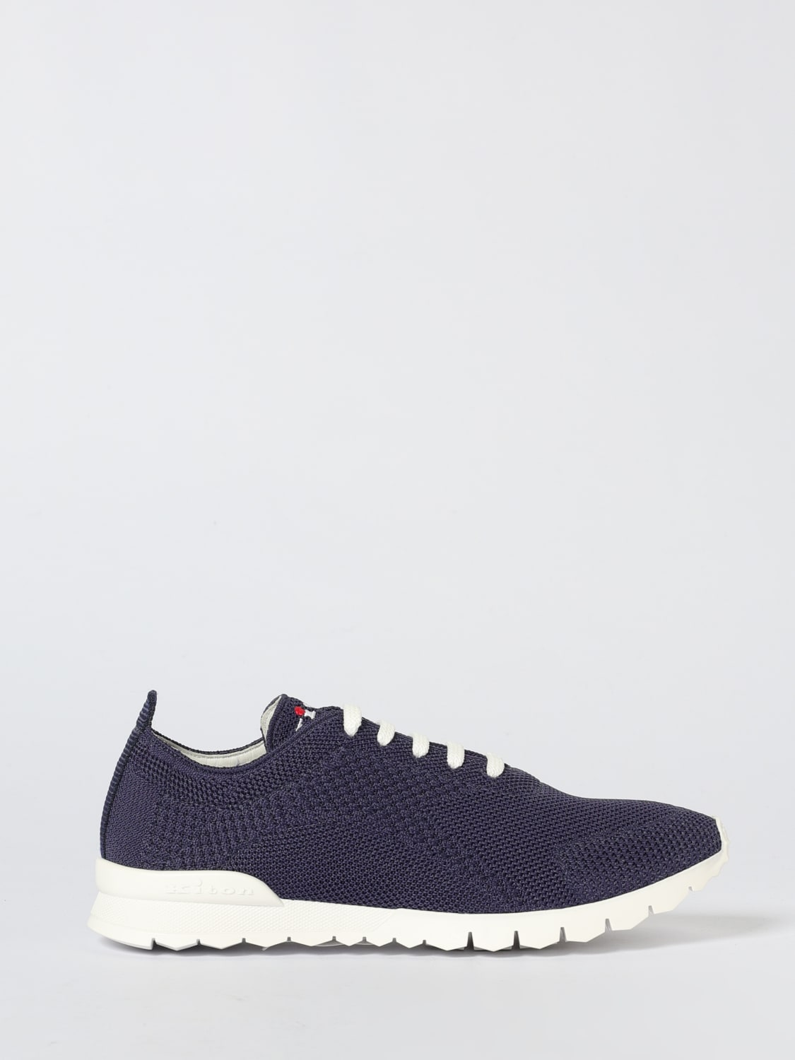 KITON SNEAKERS: Sneakers Kiton in maglia di cotone , Blue Navy - Img 1