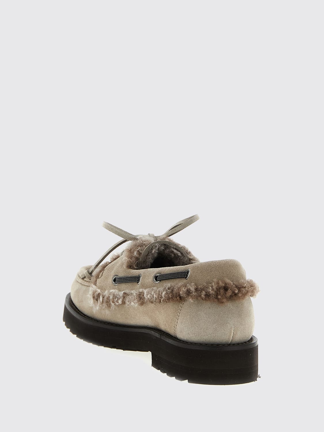 BRUNELLO CUCINELLI MOKASSINS: Mokassins damen Brunello Cucinelli, Grau - Img 3