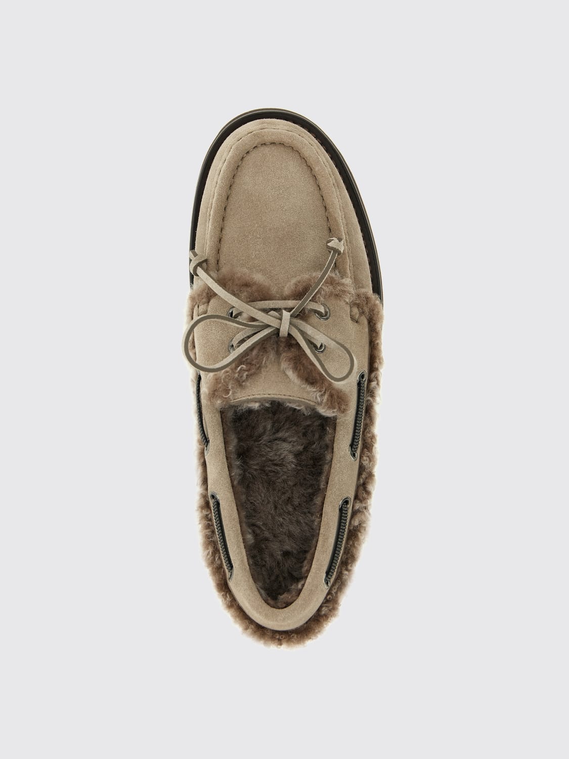 BRUNELLO CUCINELLI MOKASSINS: Mokassins damen Brunello Cucinelli, Grau - Img 4