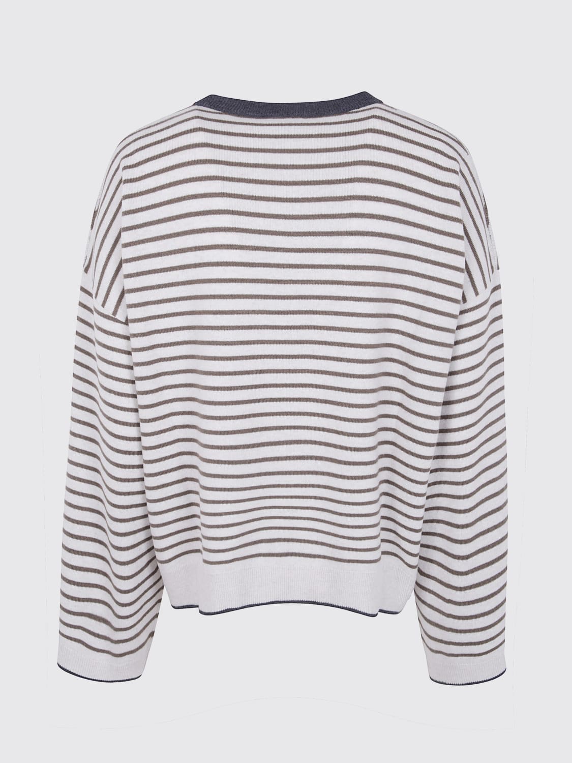 BRUNELLO CUCINELLI PULL: Pull femme Brunello Cucinelli, Ivoir - Img 2