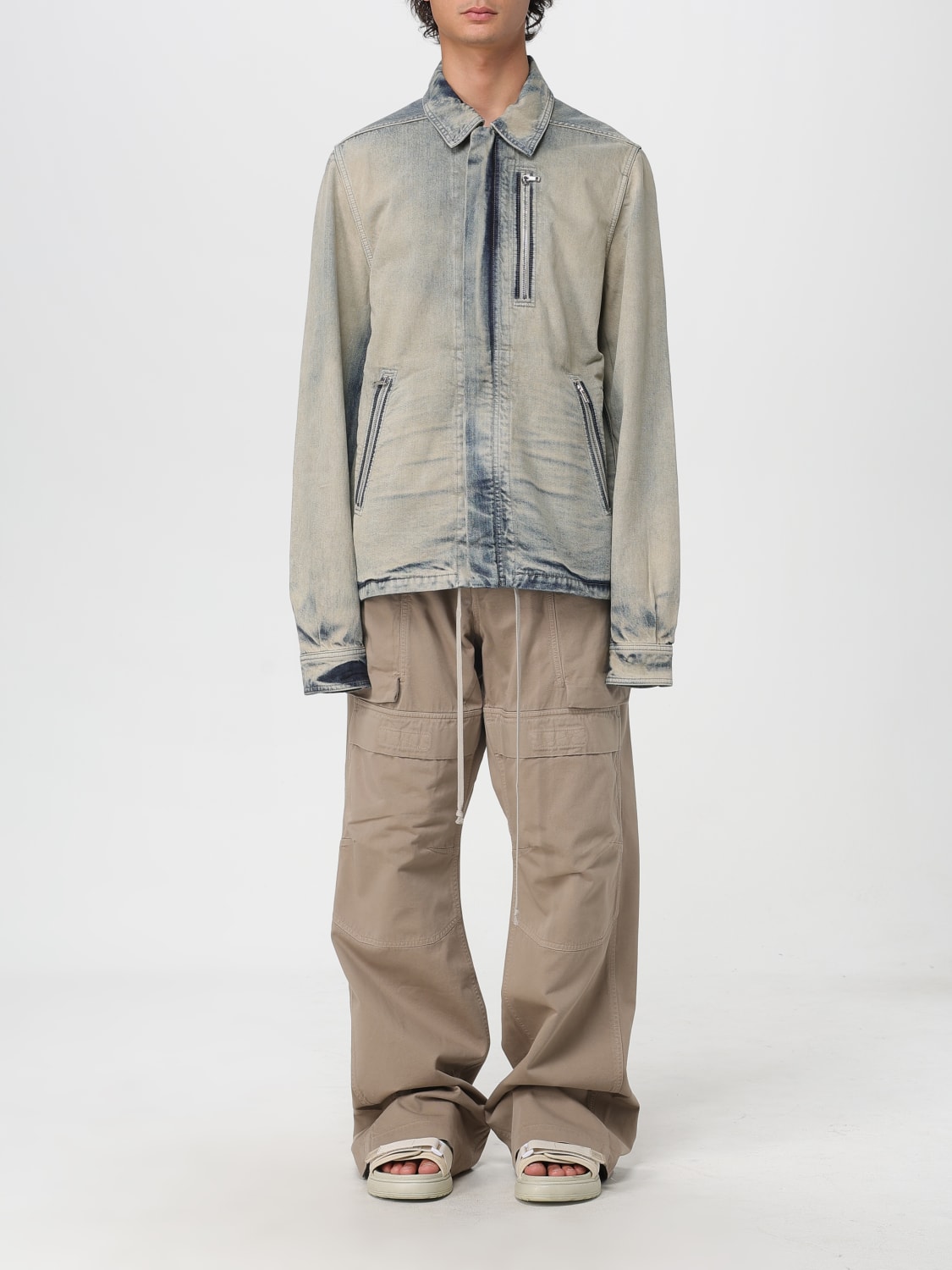 RICK OWENS DRKSHDW JACKET: Jacket men Rick Owens Drkshdw, Pearl - Img 1